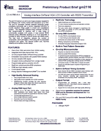 gm2116 Datasheet