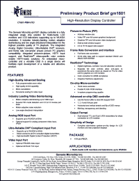 gm1601 Datasheet