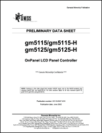 gm5125 Datasheet