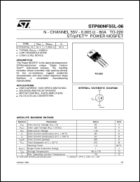 STP80NF55-06 Datasheet