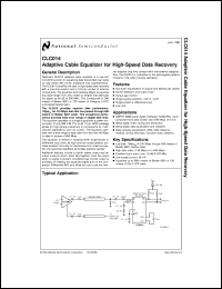 CLC016ACQ Datasheet