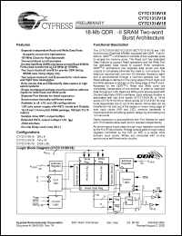 CY7C1310V18-167BZC Datasheet
