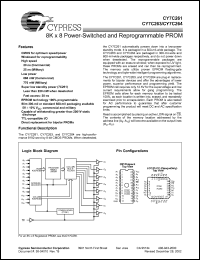 CY7C263-45WMB Datasheet