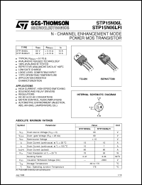 STP15N05LFI Datasheet
