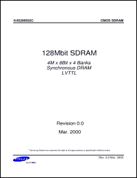 K4D263238F-QC40 Datasheet