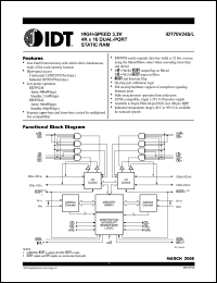 IDT70V24L35PFI Datasheet