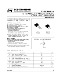 STB60N06-14 Datasheet