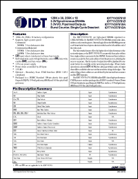 IDT71V35761SA183BG Datasheet