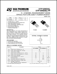 STP16NE06L/FP Datasheet