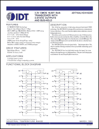 IDT74ALVCH16245PV Datasheet