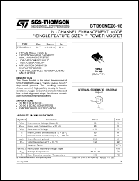 STB60NF06L Datasheet