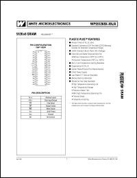 WPS512K8B-20RJIB Datasheet