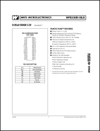 WPS512K8VB-15RJM Datasheet
