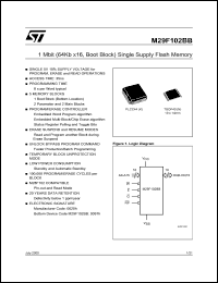M29F102BB45N1T Datasheet