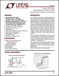 LT1636CMS8 Datasheet