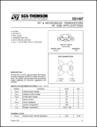 SD1407 Datasheet