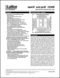 pLSI1032E-90LJ Datasheet