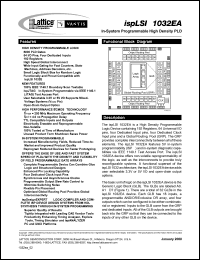 ispLSI1032EA-200LT100 Datasheet