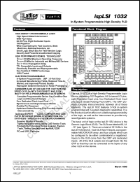 ispLSI1032-60LJ Datasheet
