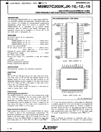 M5M27C202JK-10 Datasheet