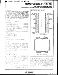 M5M27C202JK-12I Datasheet