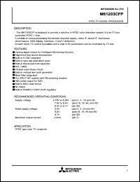 M61203CFP Datasheet