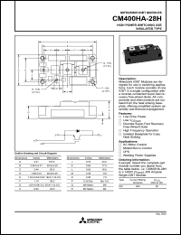 CM400HA-12H Datasheet
