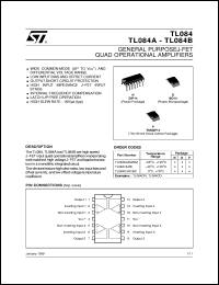 TL084I Datasheet