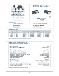 NMA2405D Datasheet