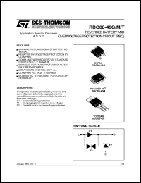 RBO08-40M Datasheet