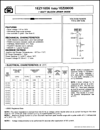 1EZ200D5 Datasheet
