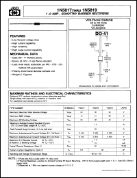 1N5819 Datasheet