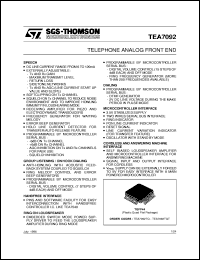 TEA7088A Datasheet