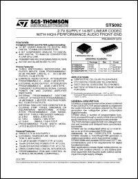 ST5092TQFP Datasheet