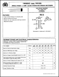 1W10G Datasheet