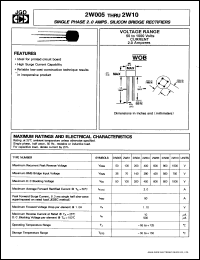 2W01 Datasheet