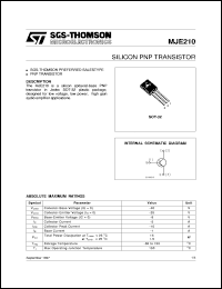 MJE210 Datasheet