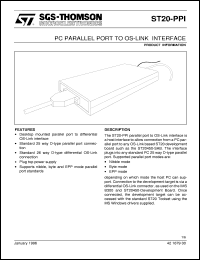 ST20-PPI-110 Datasheet