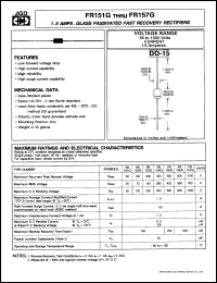 FR151G Datasheet