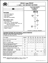 FR151 Datasheet