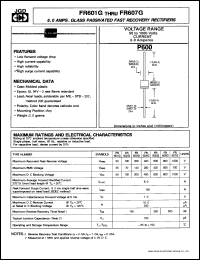 FR607G Datasheet