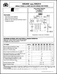 KBU601 Datasheet