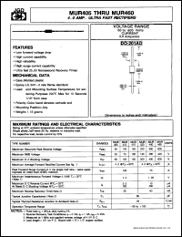 MUR420 Datasheet