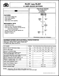 RL205 Datasheet