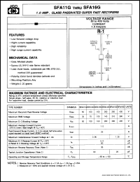 SFA16G Datasheet