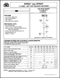 SFR205 Datasheet