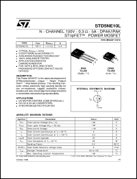 STD5NB20 Datasheet