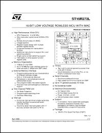 ST10R272LAT1 Datasheet