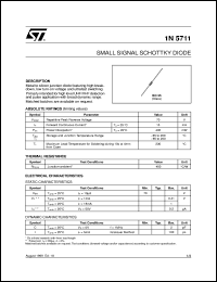 1N5711WS-7 Datasheet