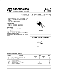 D44H11 Datasheet